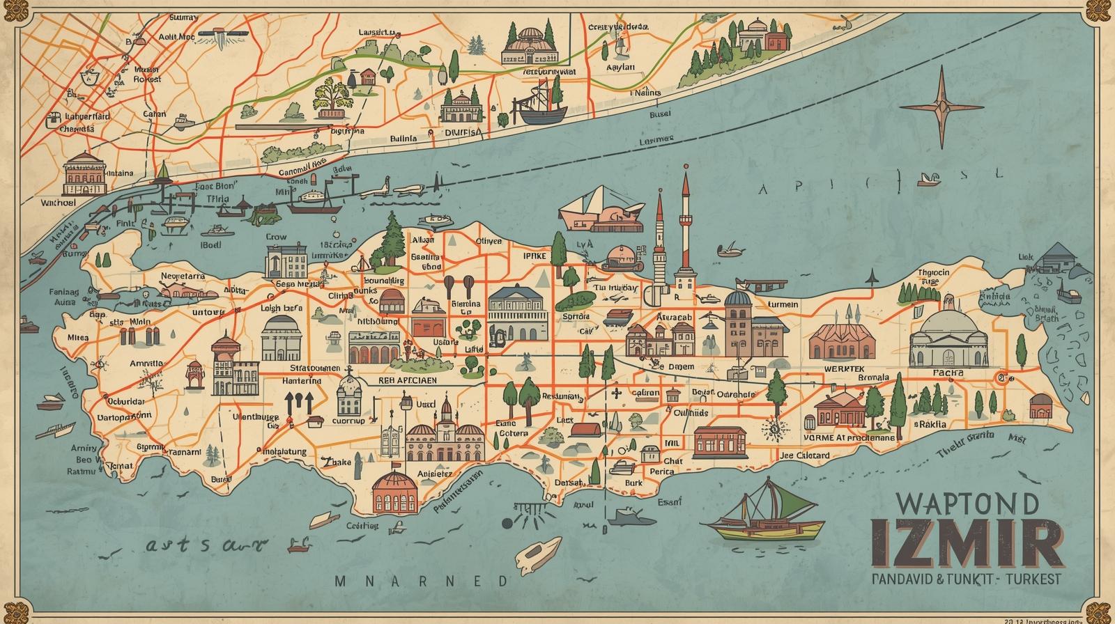 Kıbrıs Gezilecek Yerler Haritası